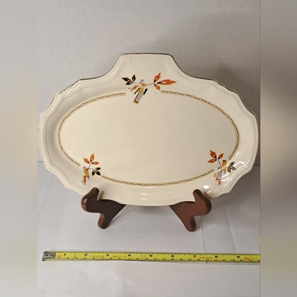 Alfred Meakin "Marigold" Astoria Shape Platter serving dish Art Deco. - Picture 2 of 9